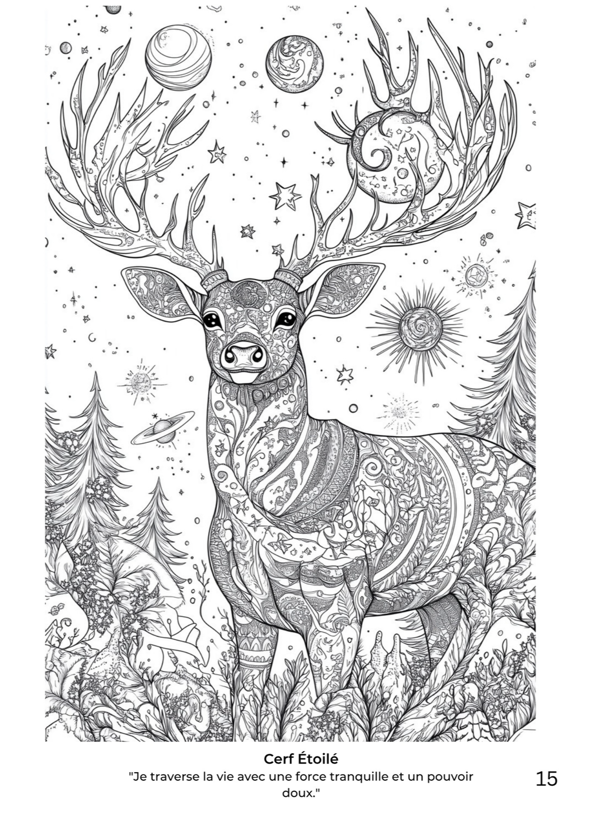 Cahier de coloriage méditatif (pdf 25 pages) – Image 2