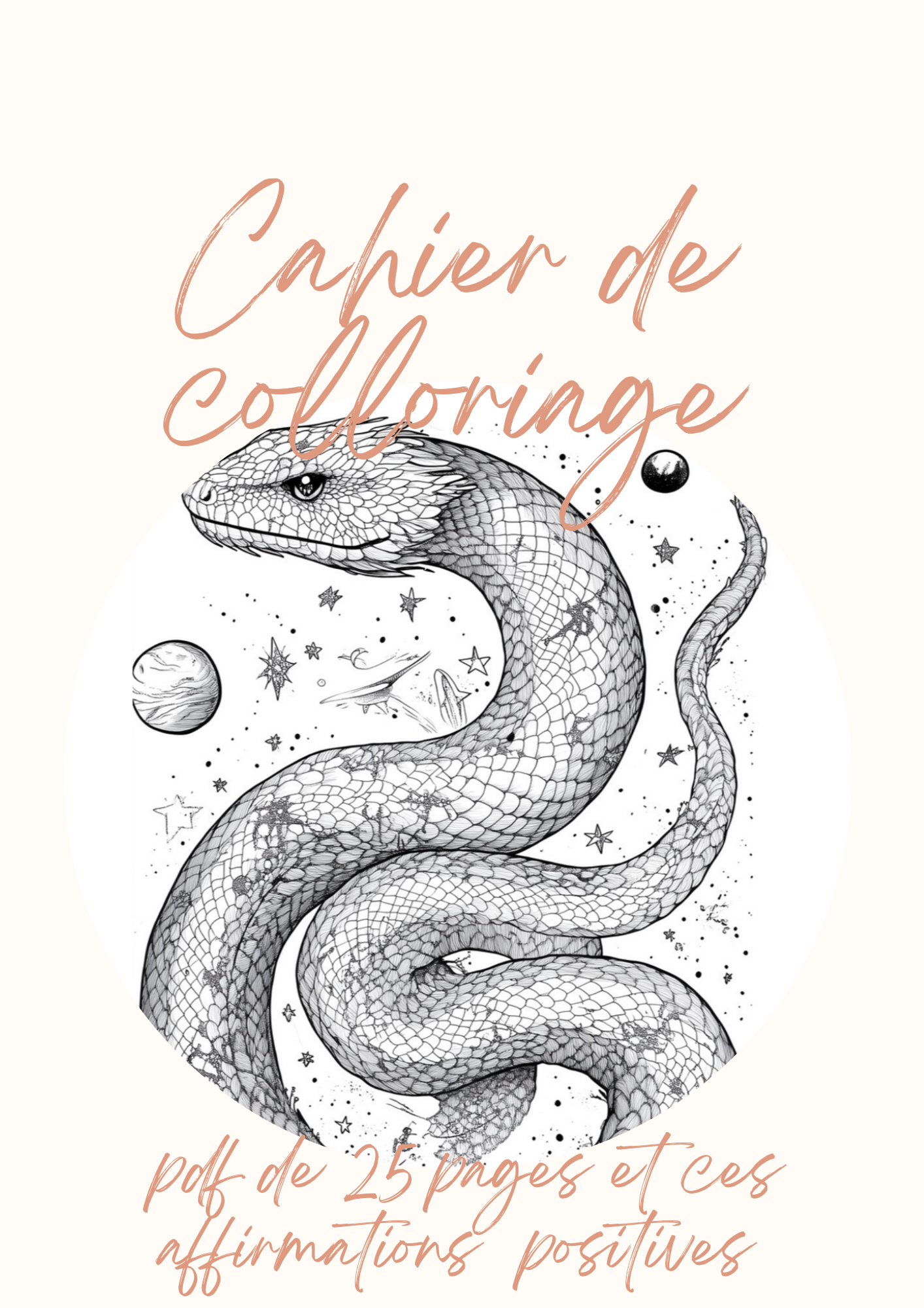 Cahier de coloriage méditatif (pdf 25 pages)